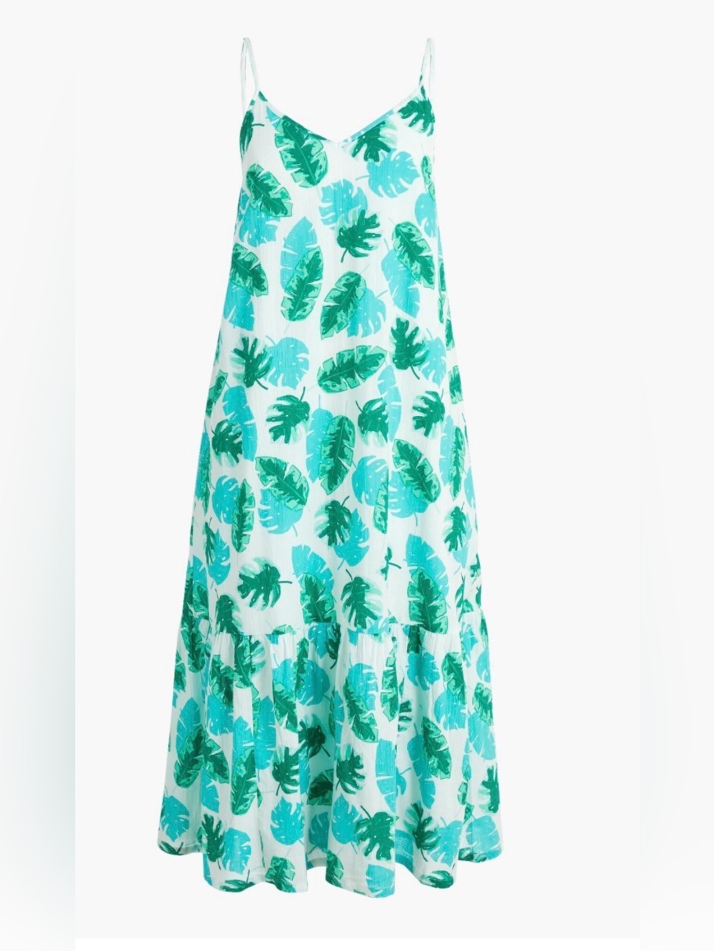 J Crew Factory NWT tropical midi dress, XS
